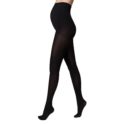 Bild av Conte Elegant MOMMY 40 Strumpbyxor av Högsta Kvalitet Tights Dam Gravidkläder Graviditetstights Graviditet Belly Support Gr. 4 Nero