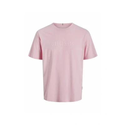 Bild av Jack &amp; Jones Jorfrederiksberg SS CREW NECK NOOS Tshirt med print, Storlek: Small, Tickled pink