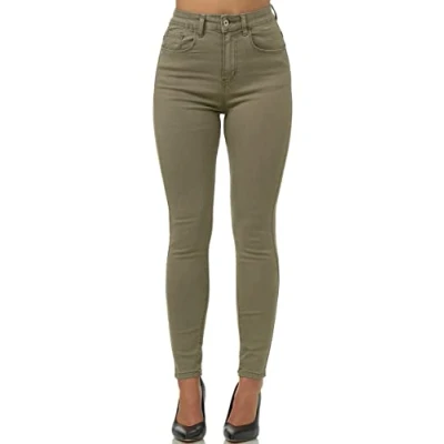 Bild av Elara Highwaist Jeans Skinny Fit, Storlek: 42, Grün