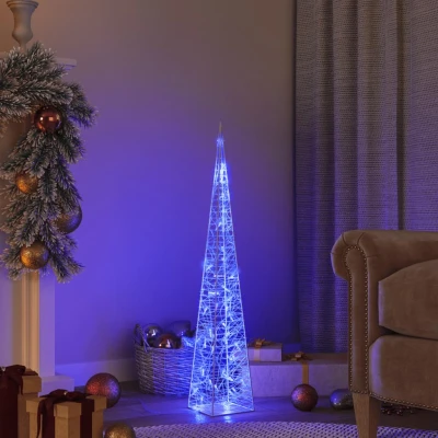 Bild av VidaXl Ljuskon Led Akryl Blå 90 Cm