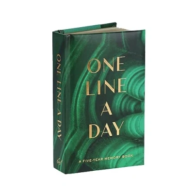 Bild av Malachite Green One Line A Day: Five Year Memory Book
