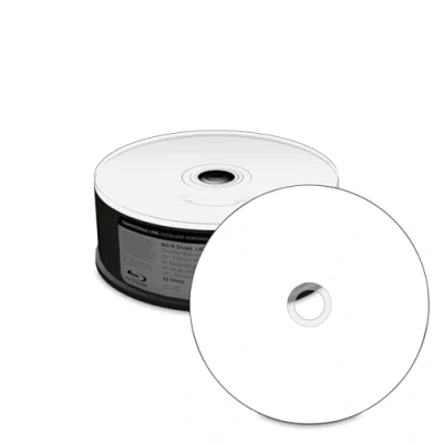 Bild av MediaRange Professional Line 25 x BD R DL 50 GB 6x thermo retransfer fullsurface printable