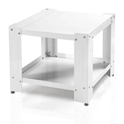 Bild av Xavax Tvättmaskinsunderlägg, 50 cm höjd, med hylla (60 x 60 underskåp i tvättmaskin, stabil tvättmaskinsbas som underbyggnad, även för torktumlare, kylskåp, apparater upp till 150 kg) vit