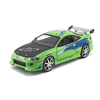 Bild av SNABB &amp; FURIOUS 1995 Mitsubishi Eclipse 1:24 SCALE DIE CAST REPLICA BIL