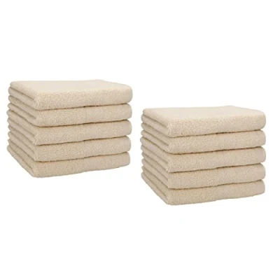 Bild av Betz 10st Premium Gästhandduksset Handduksset Handdukar 30 x 50cm sand