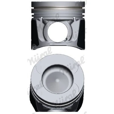 Bild av NÜRAL 87 422007 10 Piston 84,5 avec canal de refroidissement, porte segment, pour bielle trapézoïdale RENAULT: MEGANE 3 Grandtour, SCENIC
