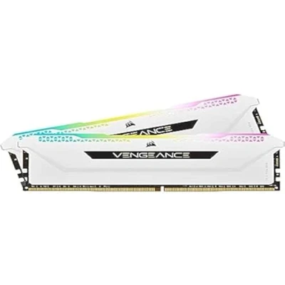 Bild av Corsair VENGEANCE RGB PRO SL 16GB (2x8GB) DDR4 3600 (PC4 28800) C18 Desktop Memory Vit