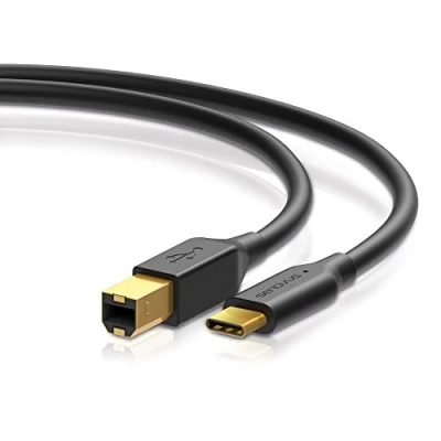 Bild av Sentivus USB 2.0 kabel 1,5 A B kontakt/C kontakt 2,00 m svart