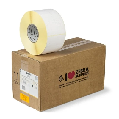 Bild av Zebra Z Perform 1000D Permanent akrylhäftning obestruket perforerad 100 x 210 mm 3240 etikett (er) (4 rulle/rullar 810) papper för 110, 140, 220, Z4Mplus, Z6MPlus, ZM400, ZM600 Xi Series 170