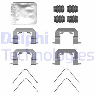 Bild av Tillbehörssats, skivbromsbelägg DELPHI LX0771