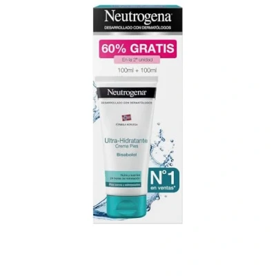 Bild av Neutrogena, Crema Ultra Hidratante para Pies Secos y Estropeados, Fórmula Noruega, Talones agrietados, Recupera Suavidad, Contiene glicerina, Testado por dermatólogos, Pack de 2 x 100ml