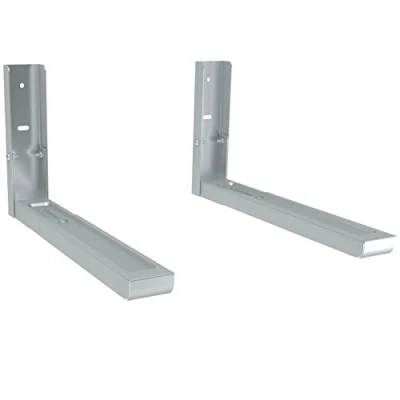 Bild av deleyCON Universal Mikrovågsfäste Väggmonterad Mikrovågsugn upp till 35 Kg Utdragbar 48,3cm Ugnsväggsmonterad Grillugn Kaffemaskiner Silver