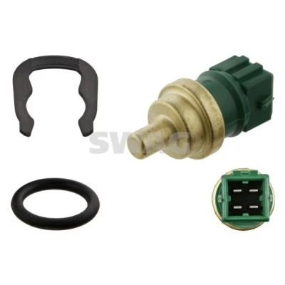 Bild av SWAG 30 93 1539 Sonde de Température Liquide Refroidissement vert avec ressort retenue, joint d&#039;étanchéite VOLKSWAGEN: Golf 4