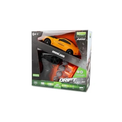 Bild av Amewi Drift Sport Car 4WD 1:24 RC fjärrstyrd RTR gul