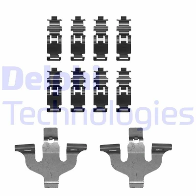 Bild av DELPHI LX0724 Kit d&#039;accessoires, plaquette de frein à disque AUDI: Q7