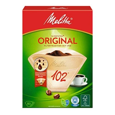 Bild av Melitta Filterpåsar naturbrun 102/80
