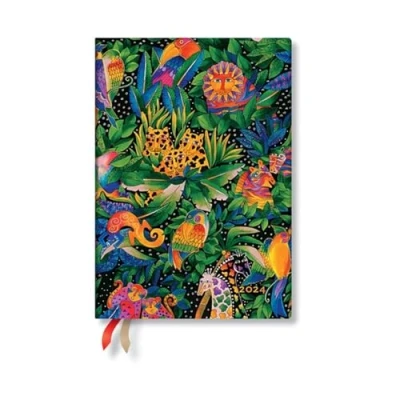 Bild av Jungle Song (Whimsical Creations) Midi 12 month Dayplanner 2024