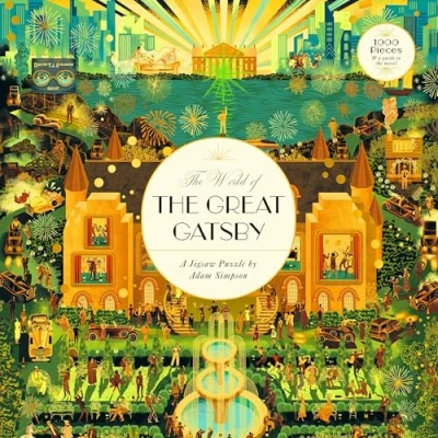 Bild av The World of Great Gatsby: a 1000 piece puzzle by Adam Simpson