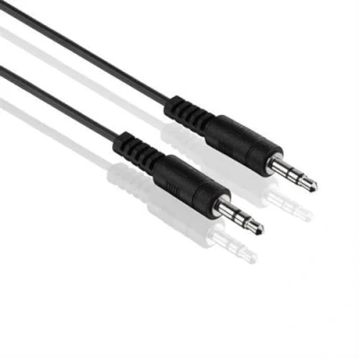 Bild av HDSupply LP AC010 050 Audio Stereo anslutningskabel 3,5 mm kontakt till 5,00 m, svart