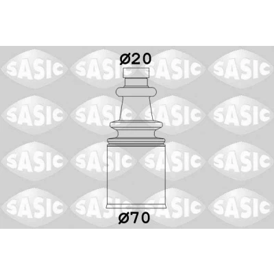 Bild av SASIC 2873693 Soufflet de Cardan du côté boîte vitesses PEUGEOT: 205 II 3/5 portes, 306 106 I CITROËN: C15 Van