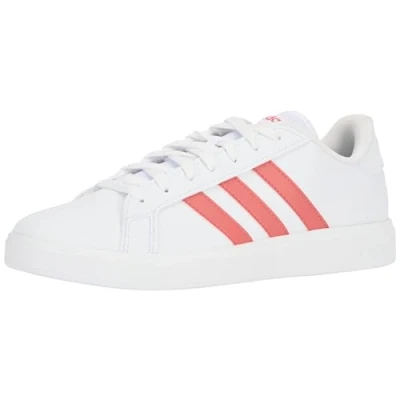 Bild av adidas För Män Grand Court Base 2.0 Shoes, Cloud white/preloved scarlet/Cloud white, 46 2/3 EU