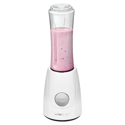 Bild av Clatronic® Smoothie Maker för smoothies &amp; shakes Mixbehållare att använda som drickkopp shaker även soppor eller såser mixer mos, krossning shakning 250 W SM 3593 vit