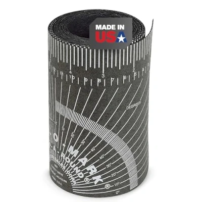 Bild av JACKSON SAFETY CURV O MARK Wrap A Round svetsning/pipefitting liggande linjal verktyg stor, svart 176b, J1859