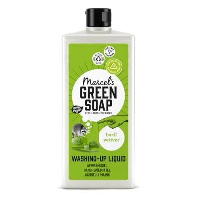 Bild av Marcel&#039;s Green Soap diskmedel basilicum &amp; vetiver 100% miljövänlig vegansk 97% biologiskt nedbrytbar 500 ml
