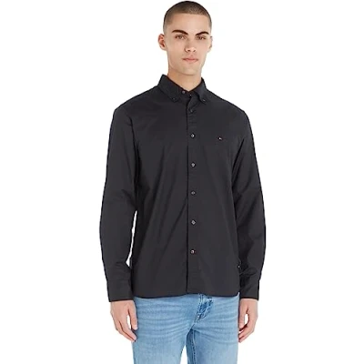 Bild av Tommy Hilfiger CORE FLEX Regular FIT Skjorta, Storlek: XL, Black
