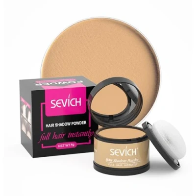 Bild av omedelbart hårskugga Sevich hårfästningspulver, snabbtäckande grått hårrot concealer med puff touch, 4g