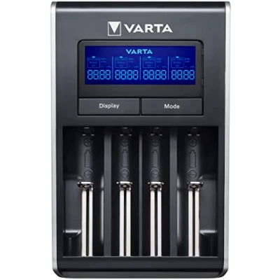 Bild av Varta LCD Plug laddare för AA/AAA Dual Tech svart