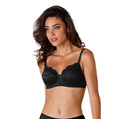 Bild av Lovable Dam BH Reggiseno Ferretto i Pizzo Exuberance, Svart (004 nero), 75C