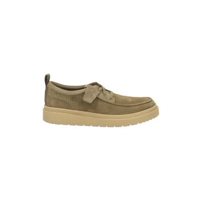 Bild av Clarks Polden Moc Derby, Olive Suede, 10 UK, Olivmocka, 44.5 EU