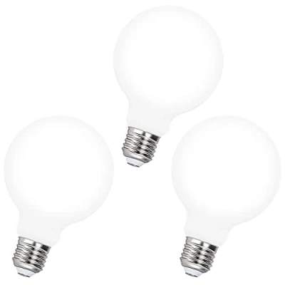Bild av ENUOTEK Dimbar E27 LED Lampor, 8W 870Lm Kallvit 6000K, G95 Diameter 95mm Stor Globen Lampan, Energisparande Glödlampor med Edison skruv, Ersätter 80W Glödlampor, Förpackning 3 st
