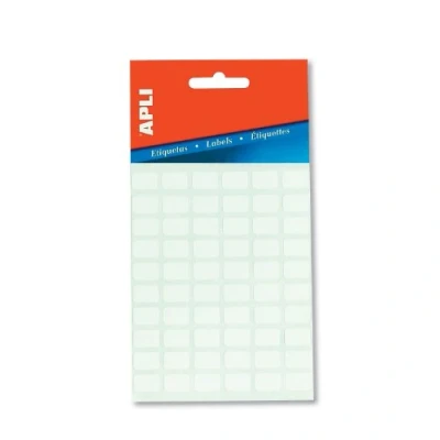 Bild av APLI 2672 Vita minipåseetikett 13,0 x 40,0 mm 6 ark
