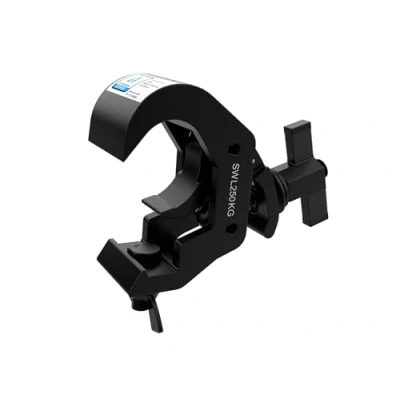 Bild av Audibax ACP 4058250BK Truss Claw med diameter 4058mm Trusskrok maximal belastning på 250 kg Scenljusklämma Clamp för mobil huvudfixering
