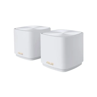 Bild av ASUS ZenWiFi XD5 AX3000 WiFi 6 Mesh Router (2 pack), täckning upp till 7 500 kvm, prenumerationsfri nätverkssäkerhet, avancerad föräldrakontroll, Instant Guard, VPN, 3 stegs enkel installation via