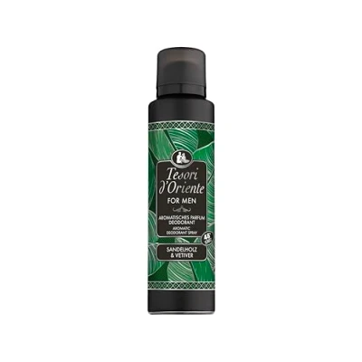 Bild av Tesori d&#039;Oriente Aromatisk parfymdeodorant &quot;vetiver &amp; sandelträ&quot; för män 48h skydd wellness ritual kropp och sinnen 150 ml