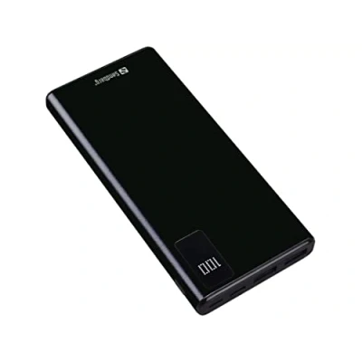 Bild av Sandberg powerbank USB C PD 20 W 10 000 000, 42058 (powerbank svart, universal, aluminium, rektangel mAh, USB)