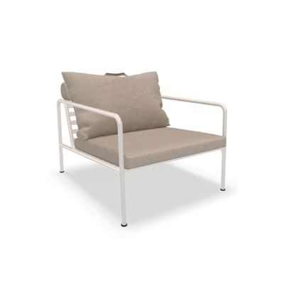 Bild av HOUE AVON Lounge Chair Trädgårdsstol Ash/Muted White H58 x W81 D99 SH39 cm