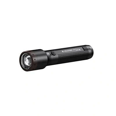 Bild av Ledlenser P7R Core Allround ficklampa LED, 1400 lumen, laddningsbar med 21700 litiumbatteri, vattentät IP68, fokuserbar, ljusräckvidd 300 m, Constant Light Tech., USB magnetladdningskabel, Flashlight