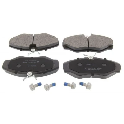 Bild av MAPCO 6576 Jeu de plaquettes frein Essieu avant contact signal d&#039;usure exclu avec tôle anti bruit RENAULT: TRAFIC 2 Bus, Kasten