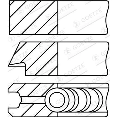 Bild av Kolvringsats GOETZE ENGINE 08 442900 30