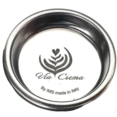 Bild av VIA CREMA Blindsil 58 mm blindfilter rengöring tillverkad i Italien (VIA By Ims) espressomaskin ersättningstillbehör