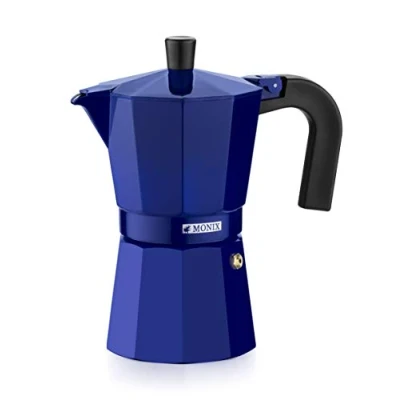 Bild av Monix Espressobryggare i aluminium 6 tazas koboltblå