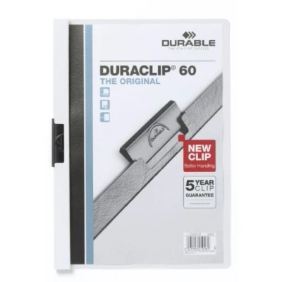 Bild av Durable 220902 KLÄMMAPP DURACLIP® 60, vit, 25 stycken