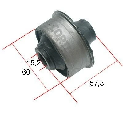 Bild av CORTECO 21652944 Silent Bloc De Triangle Essieu avant, arrière, inférieur OPEL: Calibra A, Astra F CC, Vectra A CC