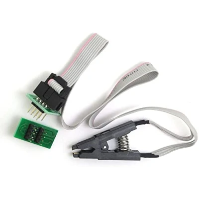 Bild av Fasizi SOIC8 SOP8 testklämma för EEPROM 93CXX/25CXX/24CXX in circuit programmering + 2 adaptrar