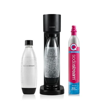 Bild av SodaStream Vattenförgasare för omvandling av vatten till mousserande vatten, inklusive 1 liter flaska och cylinder med 425 ml koldioxid snabbkoppling