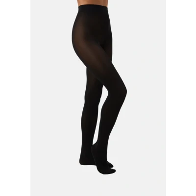 Bild av Falke Seidenglatt 80 Denier Opaque Silky Strumpbyxor, Storlek: Small, Black